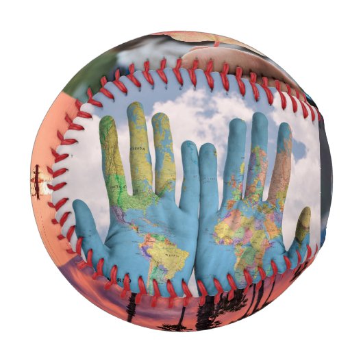 IHRE FOTOS benutzerdefinierte Collage Baseball (Vorderseite Links)