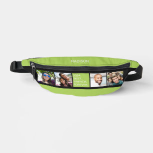 IHRE FOTOS & Benutzerdefinierter Text Bauchtasche