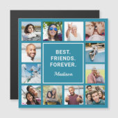 IHRE Fotos - Benutzerdefinierter Text und Farbe Magnetkarte (Vorne/Hinten)