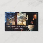 Ihre Fotos Celestial SciFi Astrologer Visitenkarte (Vorderseite)