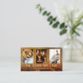 Ihre Fotos Coasta Coffee Shop Bar Visitenkarte (Stehend Vorderseite)