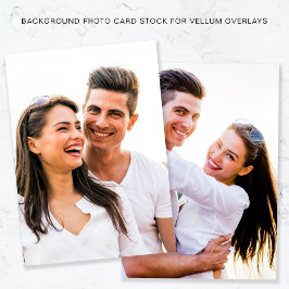 Ihre Fotos Hintergrund für Vellum Overlay Einladung