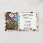 Ihre Fotos Kunst und Handwerk kreativ Visitenkarte (Rückseite)