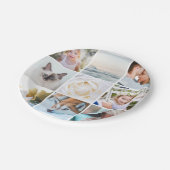 Ihre Fotos maßgeschneidert Pappteller (Schrägansicht)