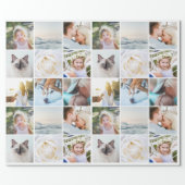 Ihre Fotos maßgeschneiderte Collage Modern Geschenkpapier (Flach)
