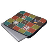 IHRE FOTOS & MONOGRAM-individuelle Laptop-Ärmel Laptopschutzhülle (Vorne Knopf)