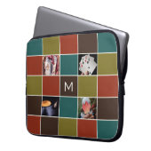 IHRE FOTOS & MONOGRAM-individuelle Laptop-Ärmel Laptopschutzhülle (Vorderseite Links)