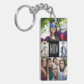 IHRE FOTOS & MONOGRAM-Schlüsselkette Schlüsselanhänger (Vorderseite links)