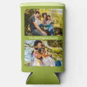 IHRE Fotos, Name, Farben Selters Dosenkühler (Vorderseite)