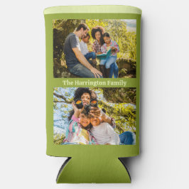 IHRE Fotos, Name, Farben Selters Dosenkühler