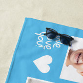 IHRE Fotos & Namen BEST VATER Handtuch (Beispiel)