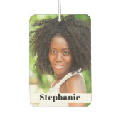 IHRE FOTOS & NAMES Autoluftkühler Autolufterfrischer (Vorderseite)