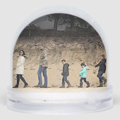 Ihre Fotos Schneeländer Schneekugeln (Rückseite)