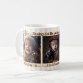 Ihre Fotos Strichen Witzige Vintage Mama Tasse (Vorderseite Links)