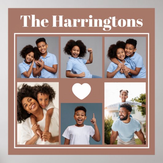 IHRE Fotos, Text & Farbe Poster (Vorne)