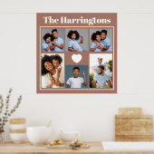 IHRE Fotos, Text & Farbe Poster (Küche)