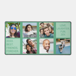 IHRE Fotos, Text & Farbe Schreibtischunterlage