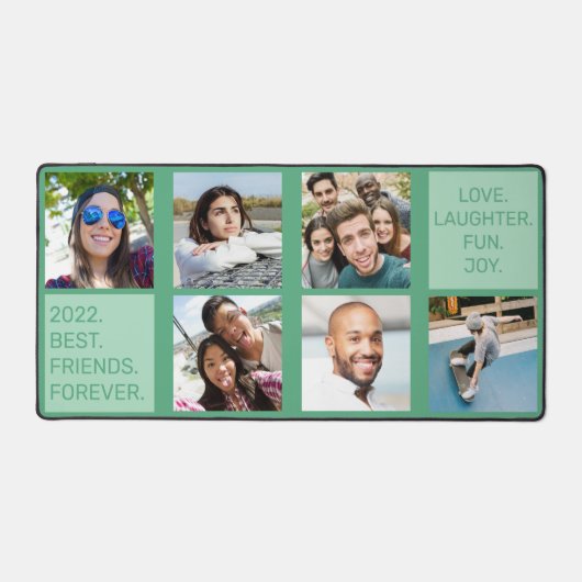 IHRE Fotos, Text & Farbe Schreibtischunterlage (Vorderseite)