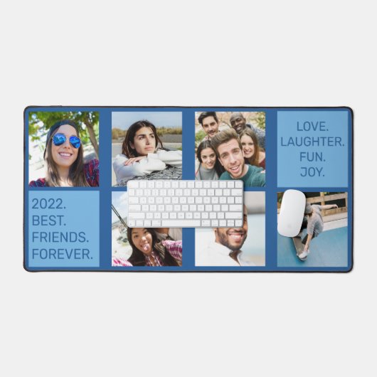 IHRE Fotos, Text & Farbe Schreibtischunterlage (Tastatur & Maus)