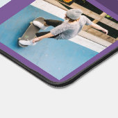 IHRE Fotos, Text & Farbe Schreibtischunterlage (Ecke)