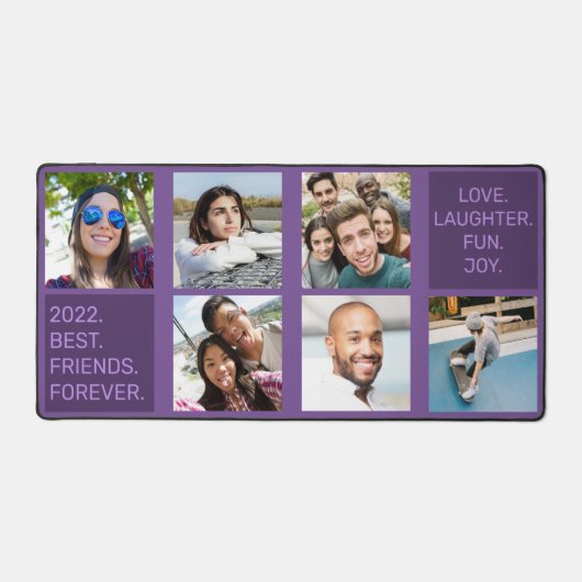 IHRE Fotos, Text & Farbe Schreibtischunterlage (Vorderseite)