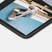 IHRE Fotos, Text & Farbe Schreibtischunterlage (Ecke)