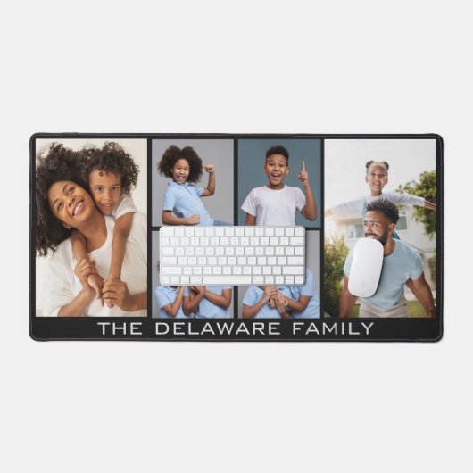 IHRE Fotos, Text & Farbe Schreibtischunterlage (Tastatur & Maus)