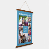 IHRE Fotos, Text & Farbe Wandteppich Mit Holzrahmen (Gewinkelt)