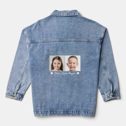 IHRE Fotos & Text-Liebe Jeansjacke (Rückseite)