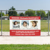 IHRE Fotos & Text "VERMISSTE PERSON" Banner (InSitu)