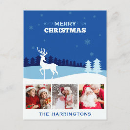 IHRE FOTOS Weihnachtspostkarte Feiertagspostkarte