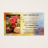 Ihre Fotos Wellness-Geschenkkarte (Rückseite)