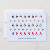 Ihre Fotos Winterpinguine Weihnachten (Rückseite)