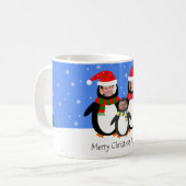 Ihre Fotos Winterpinguine Weihnachten Kaffeetasse (Vorderseite Links)