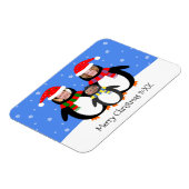 Ihre Fotos Winterpinguine Weihnachten Magnet (Linke Seite)