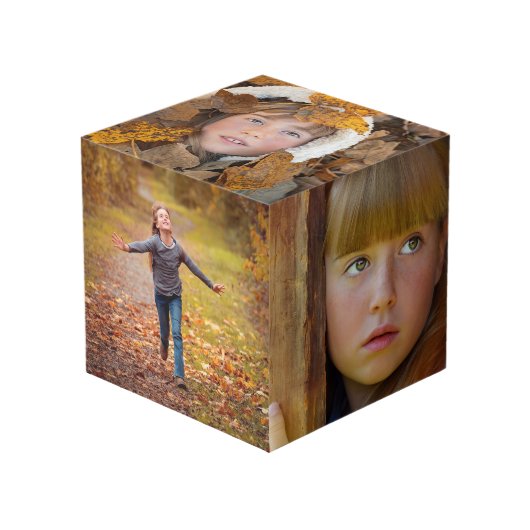 Ihre Fotos Würfel (Vorderseite Schrägansicht)