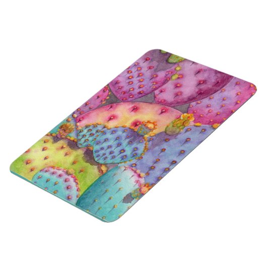 IHRE FOTOVORLAGE ODER IHRE farbenfrohe Wüstenkaktu Magnet (Linke Seite)