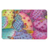 IHRE FOTOVORLAGE ODER IHRE farbenfrohe Wüstenkaktu Magnet (Horizontal)