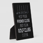Ihre Freunde Nah und Ihre Golfklubs Naher behalten Fotoplatte (Seite)