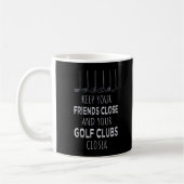 Ihre Freunde Nah und Ihre Golfklubs Naher behalten Kaffeetasse (Links)