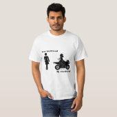 Ihre Freundin, mein Freundin-Motorrad T-Shirt (Vorne ganz)