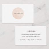 Ihre für Ihr Logo angepasste Visitenkarte (Vorne/Hinten)