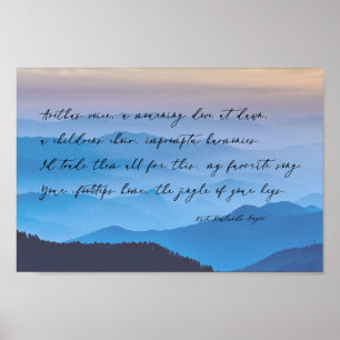 Ihre Fußstapfen Zuhause Forever Love Gedicht Poster