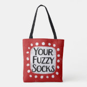 Ihre Fuzzy Socks Tote Tasche (Rückseite)