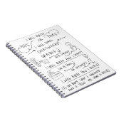 Ihre Geburt Ihr Weisen-gewundenes Notizbuch Notizblock (Rechte Seite)