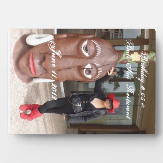 Ihre Gedächtnisplakette Fotoplatte (Vorderseite)