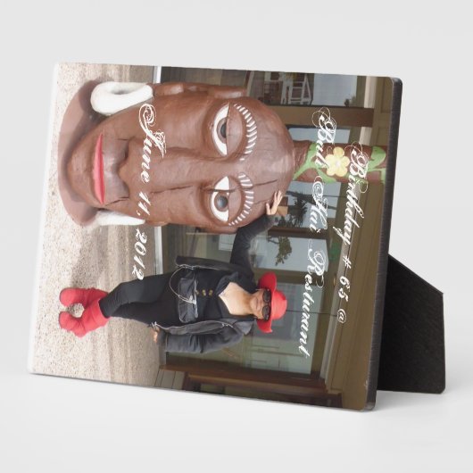 Ihre Gedächtnisplakette Fotoplatte (Seite)