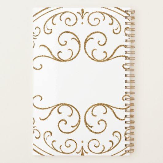 "Ihre Gedanken Inspiriert" - Benutzerdefiniertes N Planer (Rückseite)