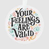 Ihre Gefühle sind für die psychische Gesundheit ge Ornament (Vorderseite)