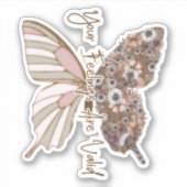 Ihre Gefühle sind gültig Aufkleber (Vorderseite)